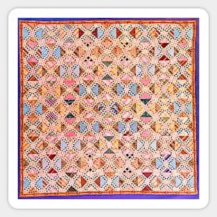 Quilt ‘Lady of the Lake’ Pattern, 1840 Virginia Sticker